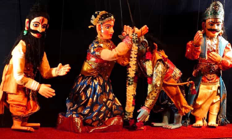 Tamil Nadu Poikkal Kuthirai dummy horse dance